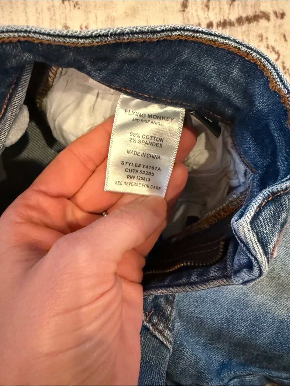 Mid Rise Flying Monkey Jeans - Picture 2 of 4